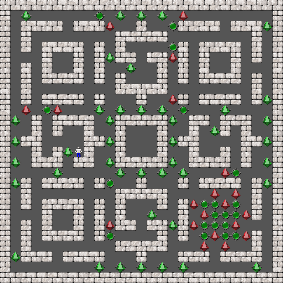 Sokoban Mass Remodel level 97